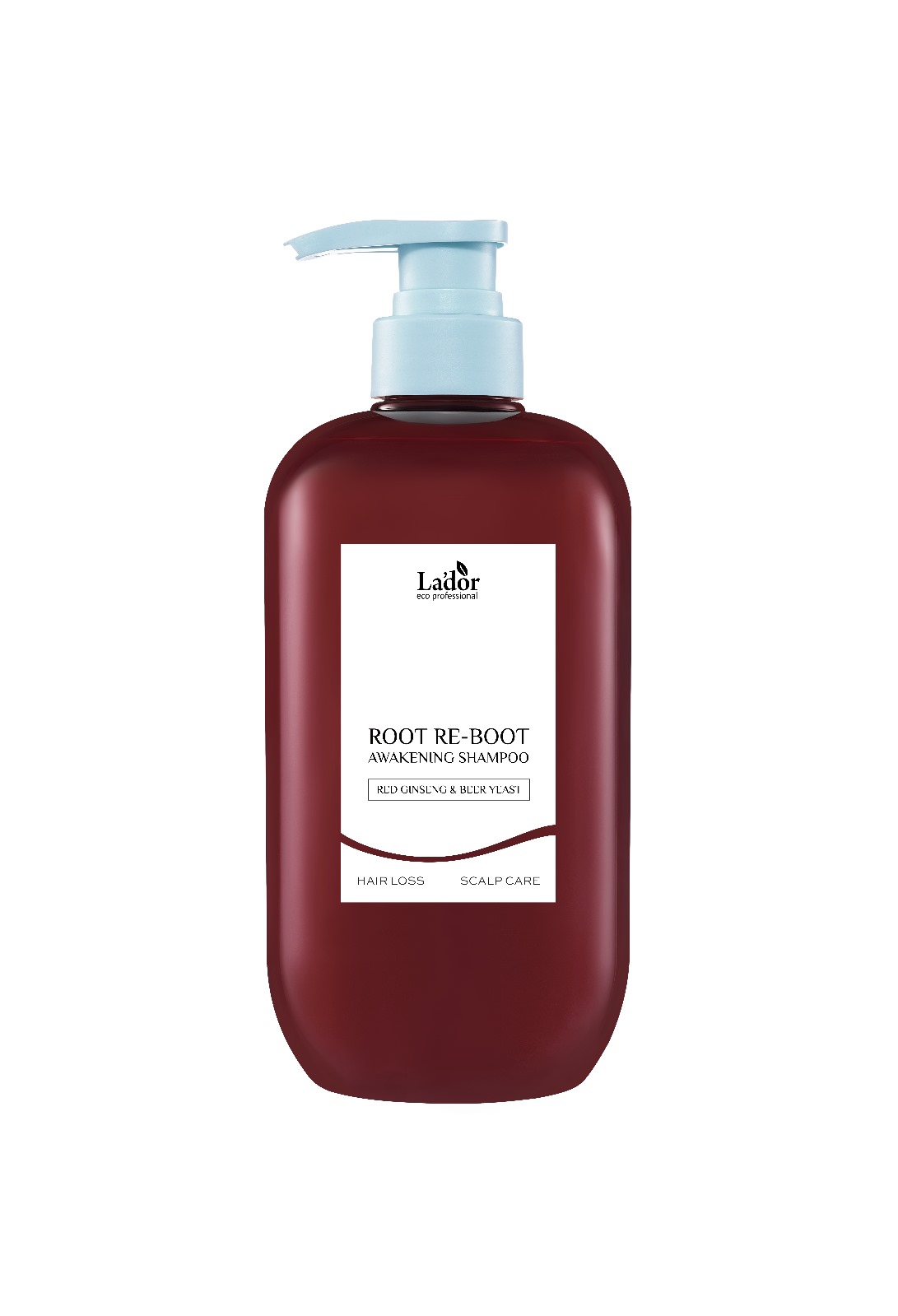 LA'DOR ROOT RE-BOOT AWAKENING SHAMPOO RED GINSENG & BEER YEAST Шампунь для волос с женьшенем и пивными дрожжами 800мл