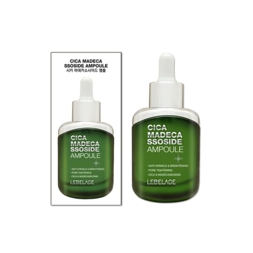 LEBELAGE CICA MADECASSOSIDE AMPOULE Успокаивающая ампульная сыворотка с центеллой азиатской и мадекассосидом 35мл