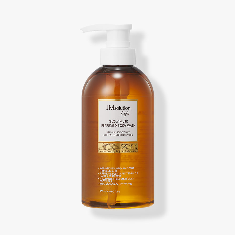 JM SOLUTION LIFE GLOW MUSK PERFUMED BODY WASH Парфюмированный гель для душа Лимон, Лаванда, Мускус 500мл