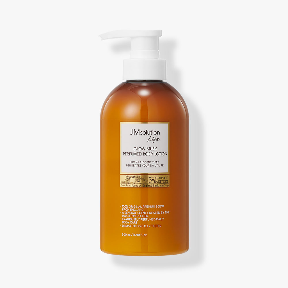 JM SOLUTION LIFE GLOW MUSK PERFUMED BODY LOTION Парфюмированный лосьон для тела Лимон, Лаванда, Мускус 500мл