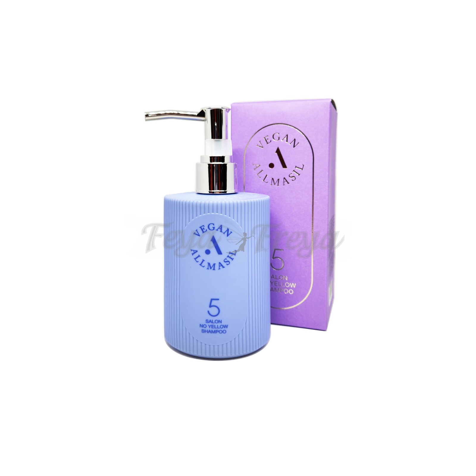 ALLMASIL 5 SALON NO YELLOW SHAMPOO Шампунь против “желтизны” 300мл