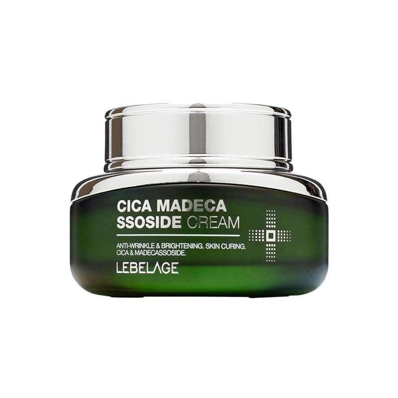 LEBELAGE CICA MADECASSOSIDE CREAM Успокаивающий крем с центеллой азиатской и мадекассосидом 55мл