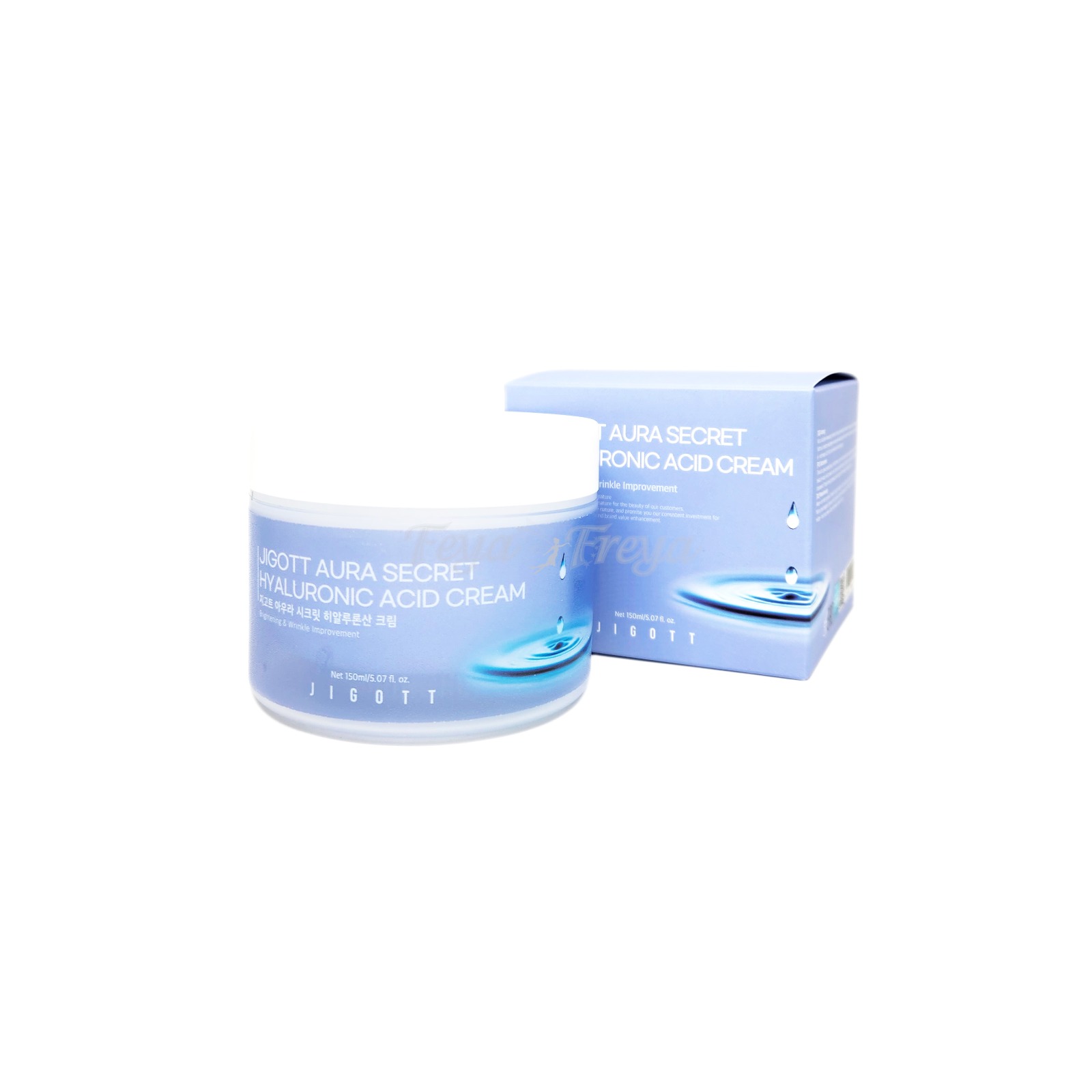 JIGOTT AURA SECRET HYALURONIC ACID CREAM Крем для лица с гиалуроновой кислотой 150мл