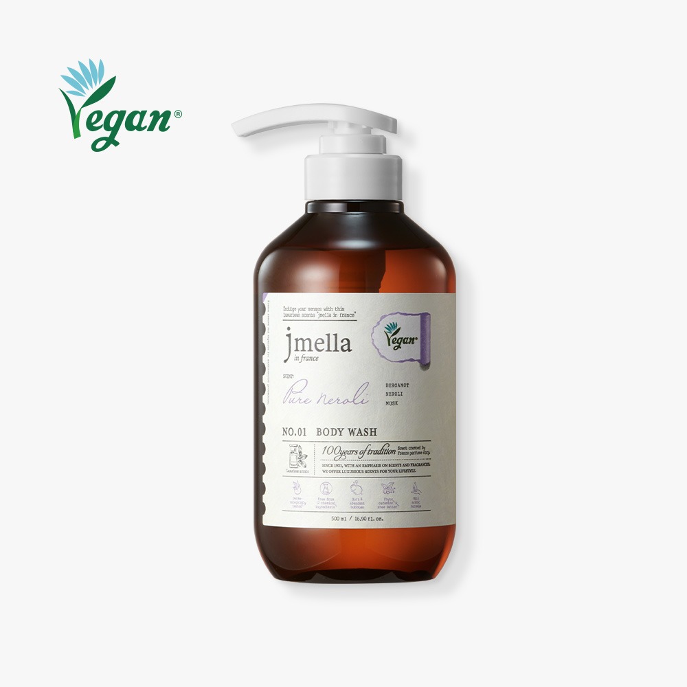 JMELLA IN FRANCE PURE NEROLI BODY WASH Парфюмированный гель для душа "Чистый нероли" 500мл