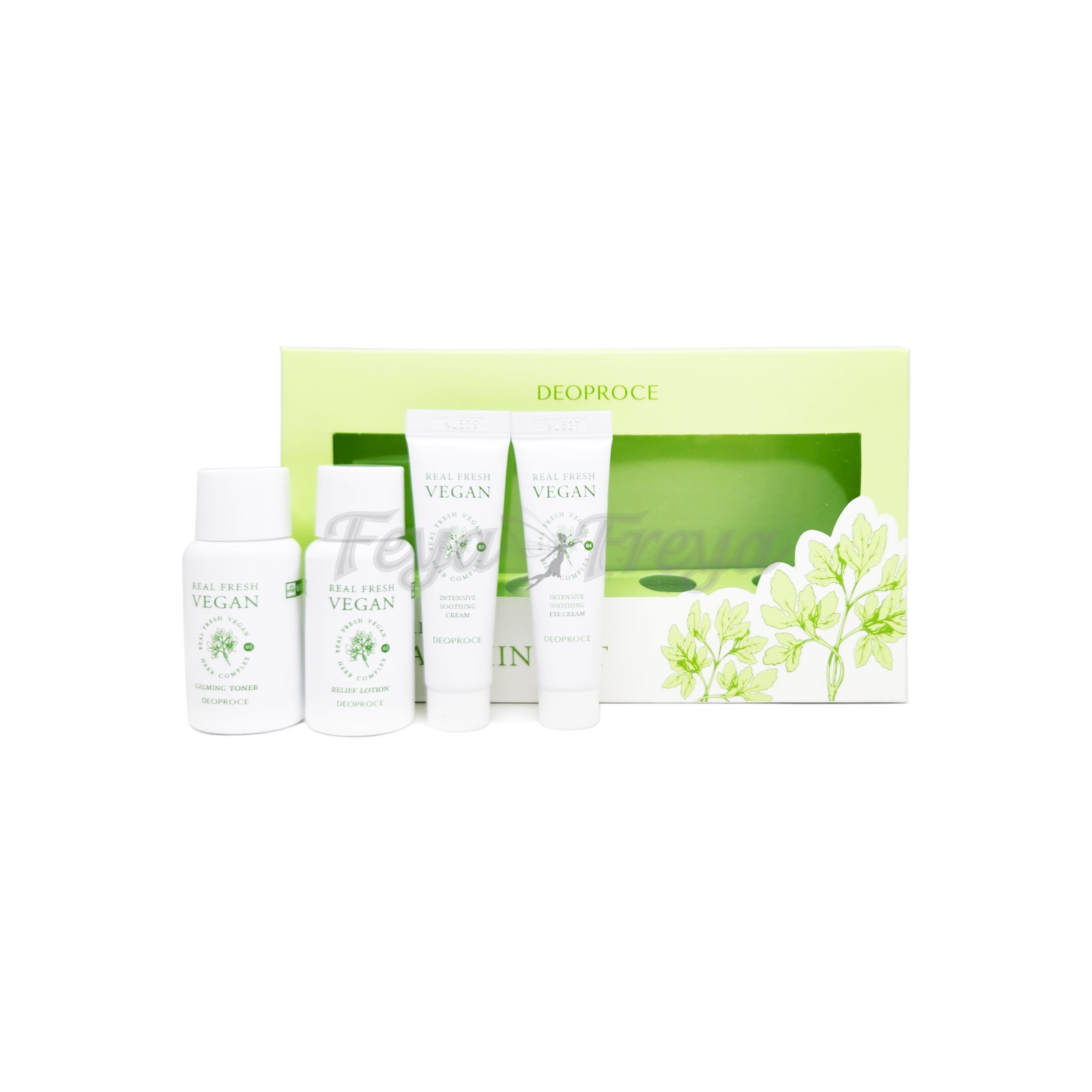 DEOPROCE REAL FRESH VEGAN MINI KIT Мини набор для глубокого увлажнения