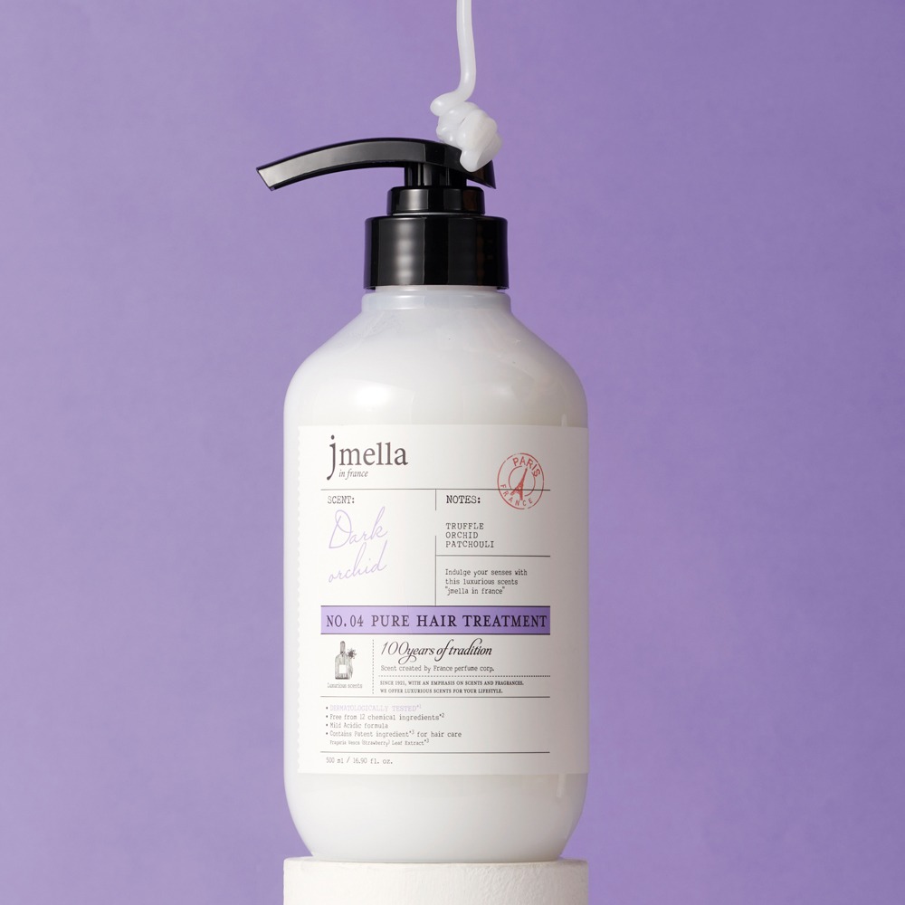 JMELLA IN FRANCE DARK ORCHID HAIR TREATMENT Парфюмированная маска-бальзам для волос "Темная орхидея" 500мл