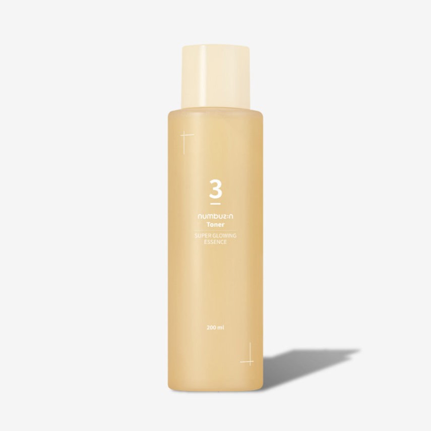 NUMBUZIN NO.3 SUPER GLOWING ESSENCE TONER Ферментированный тонер-эссенция для сияния кожи 200мл