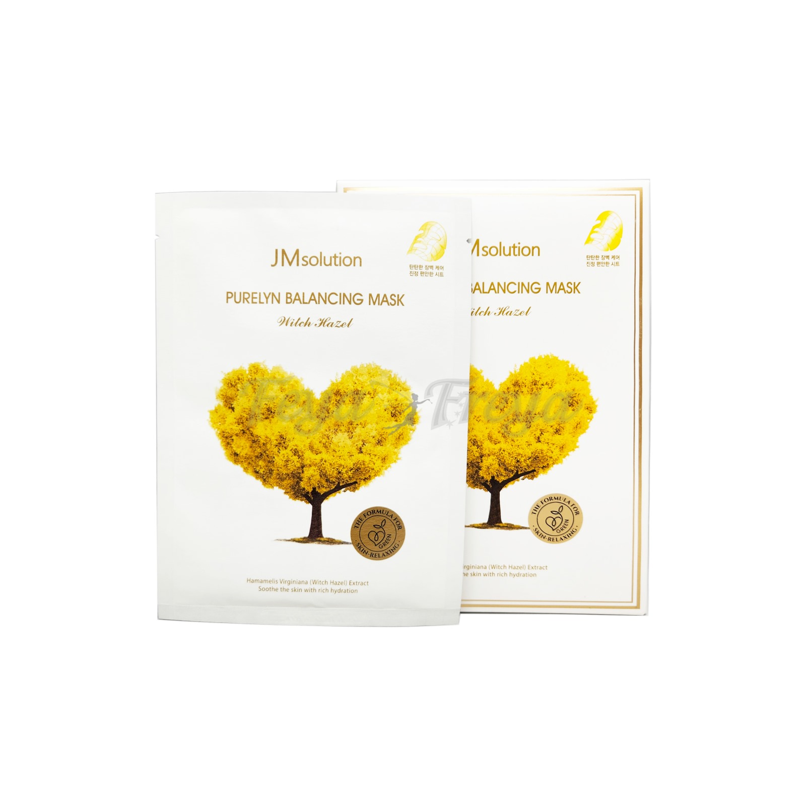 JM SOLUTION PURELYN BALANCING MASK YELLOW Балансирующая тканевая маска (желтая) 30мл