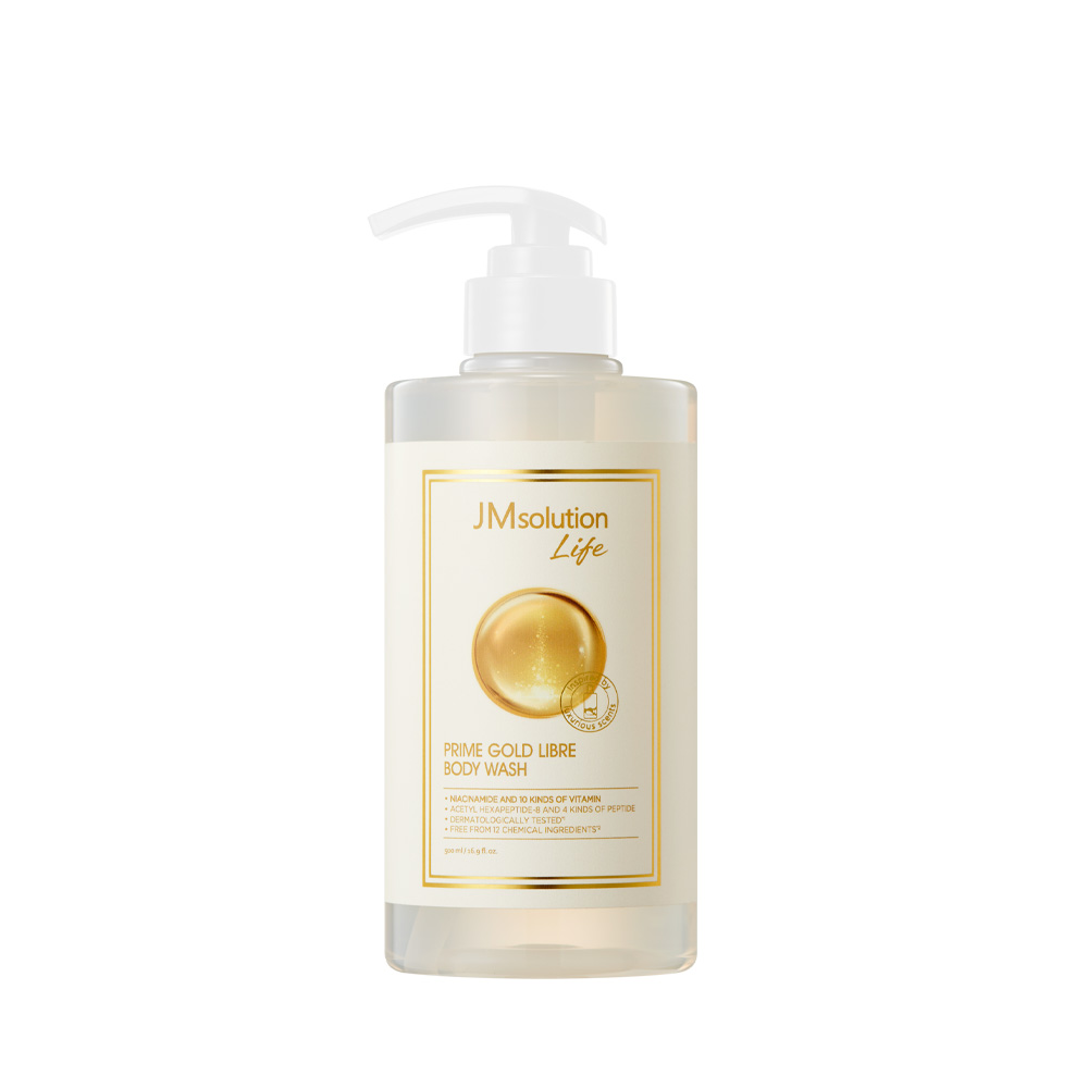 JM SOLUTION LIFE PRIME GOLD LIBRE BODY WASH Гель для душа с пептидами 500мл