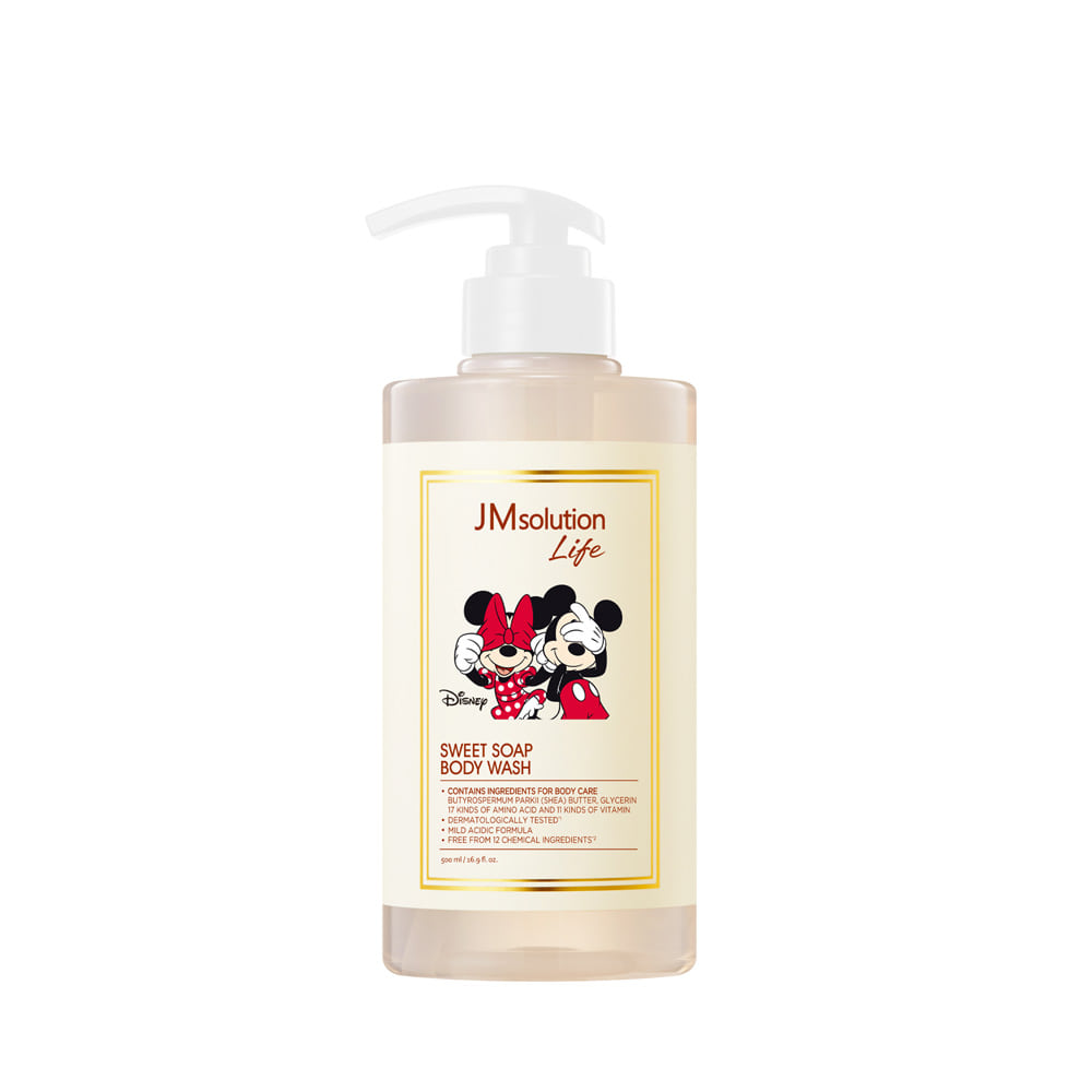 JM SOLUTION LIFE DISNEY SWEET SOAP BODY WASH Гель для душа с ароматом мускуса и мака 500мл