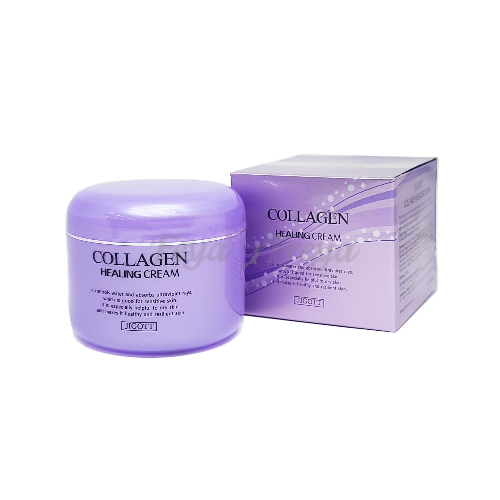 JIGOTT COLLAGEN HEALING CREAM Крем для лица с коллагеном 100мл