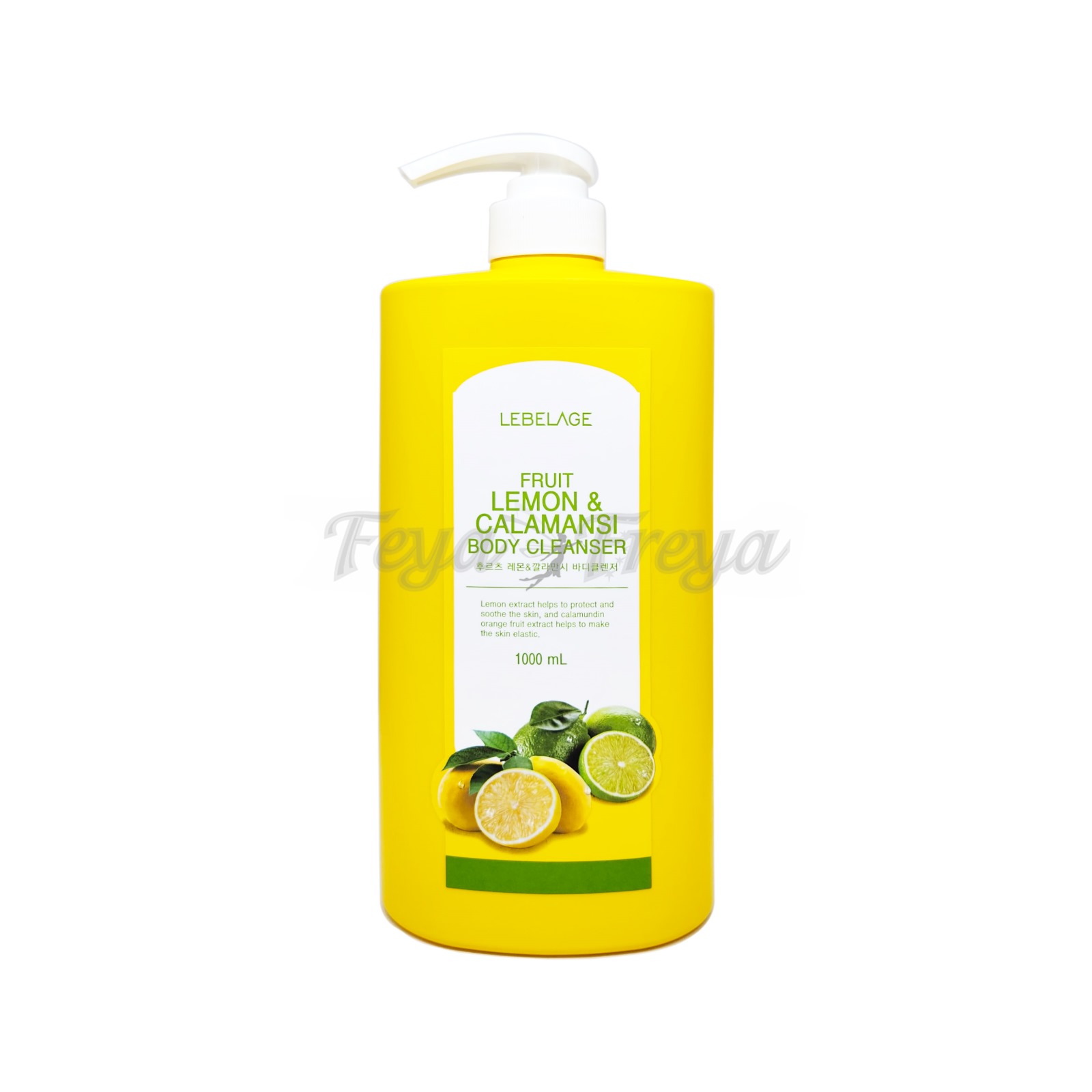 LEBELAGE FRUIT LEMON & CALAMANSI BODY CLEANSER Гель для душа с лимоном и каламанси 1000мл