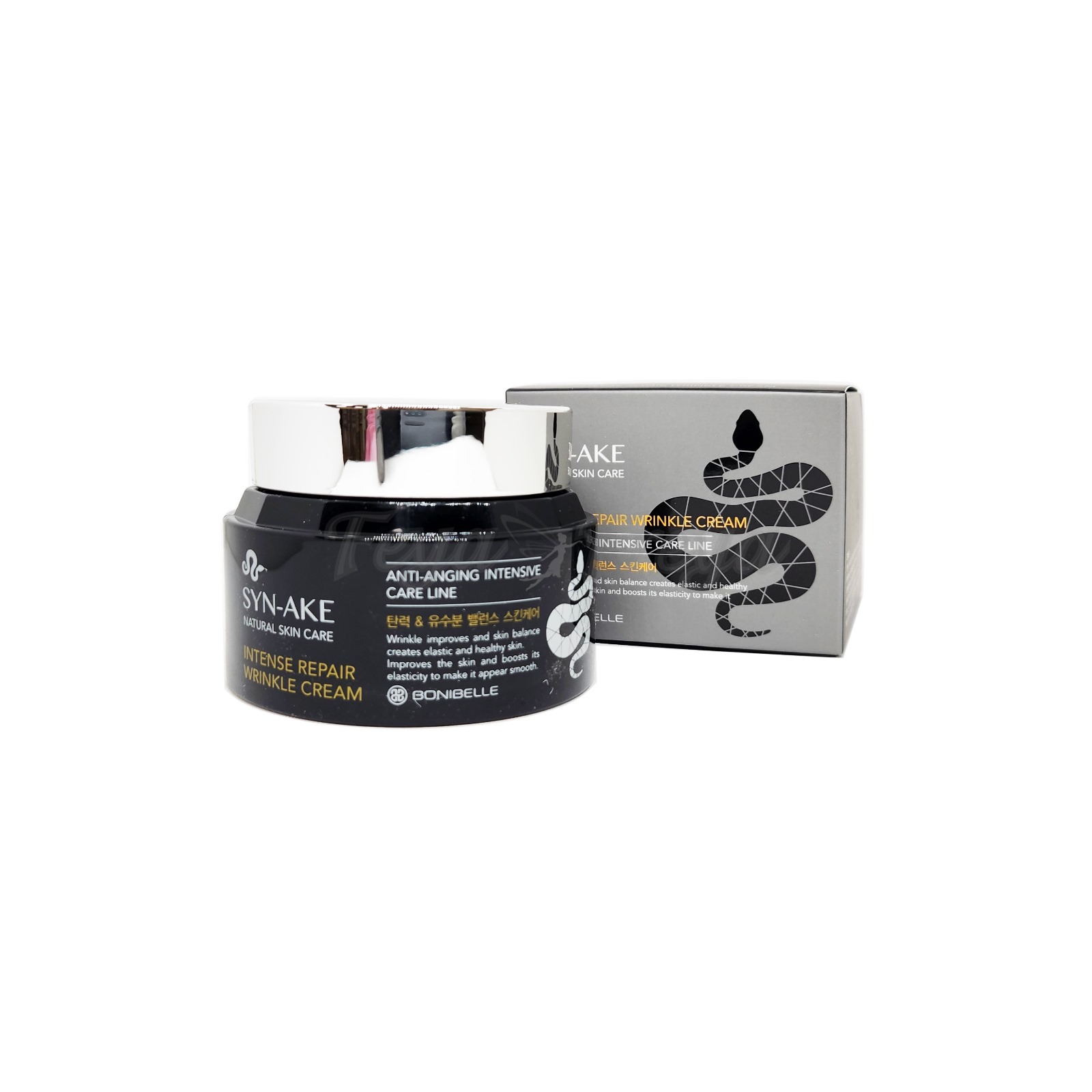 ENOUGH BONIBELLE SYN-AKE INTENSE REPAIR WRINKLE CREAM Омолаживающий крем для лица со змеиным ядом 80мл
