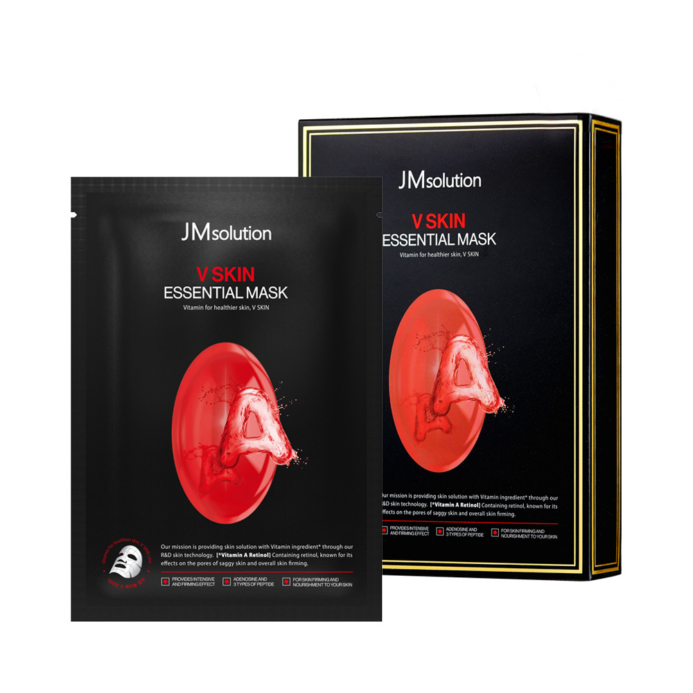 JM SOLUTION V SKIN ESSENTIAL MASK VITAMIN A Тканевая маска в витамином А 35мл