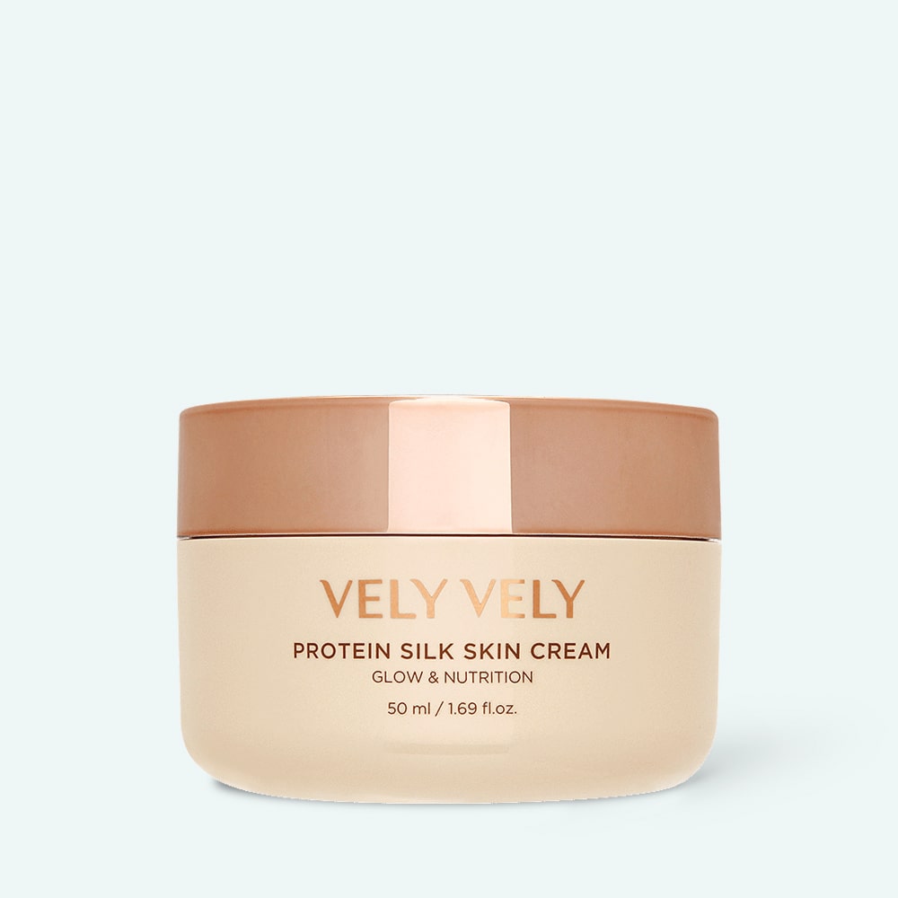 VELY VELY PROTEIN SILK SKIN CREAM Шелковый увлажняющий крем с протеинами от морщин 50мл