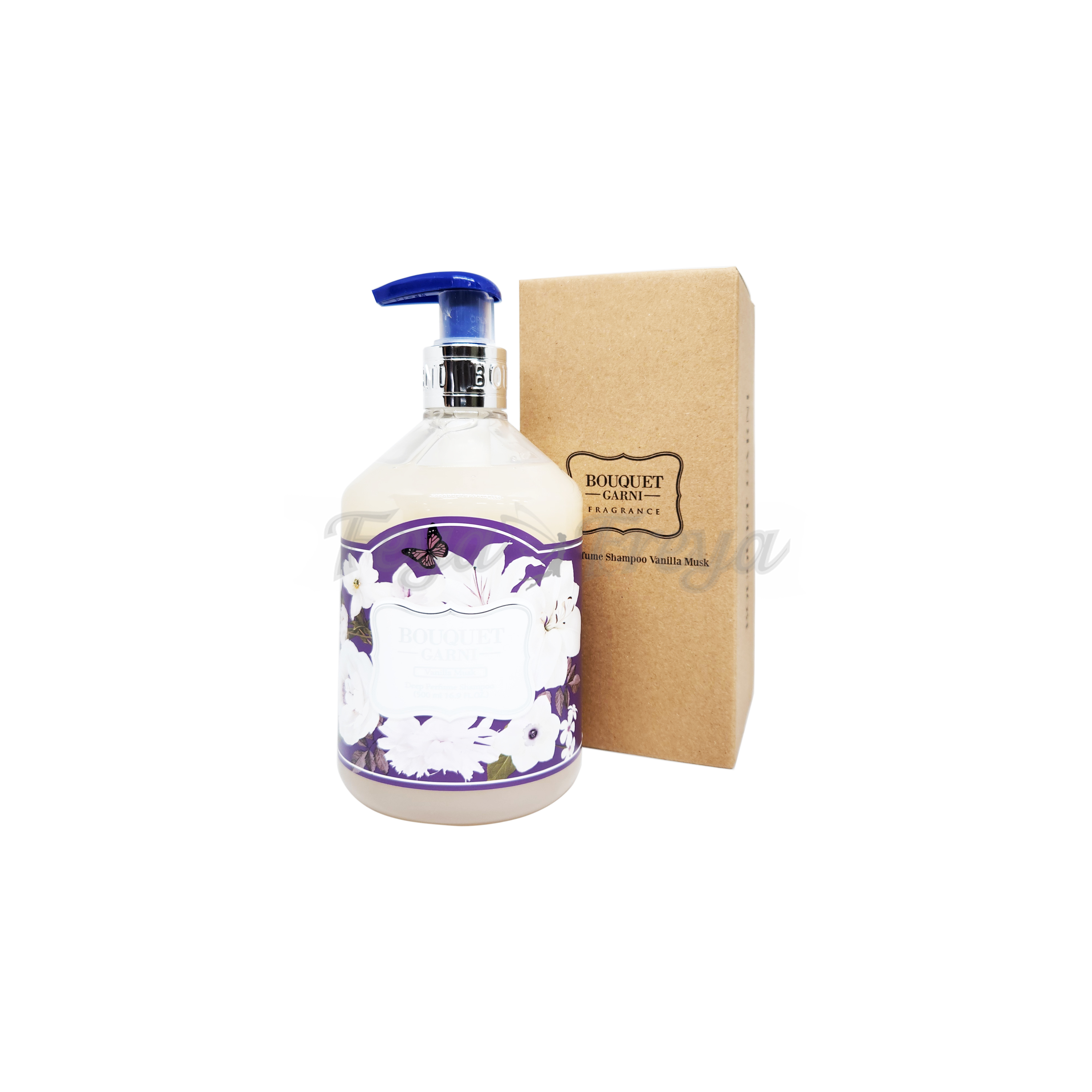 BOUQUET GARNI DEEP PERFUME SHAMPOO VANILLA MUSK Парфюмированный шампунь для волос "Ваниль и мускус" 500мл