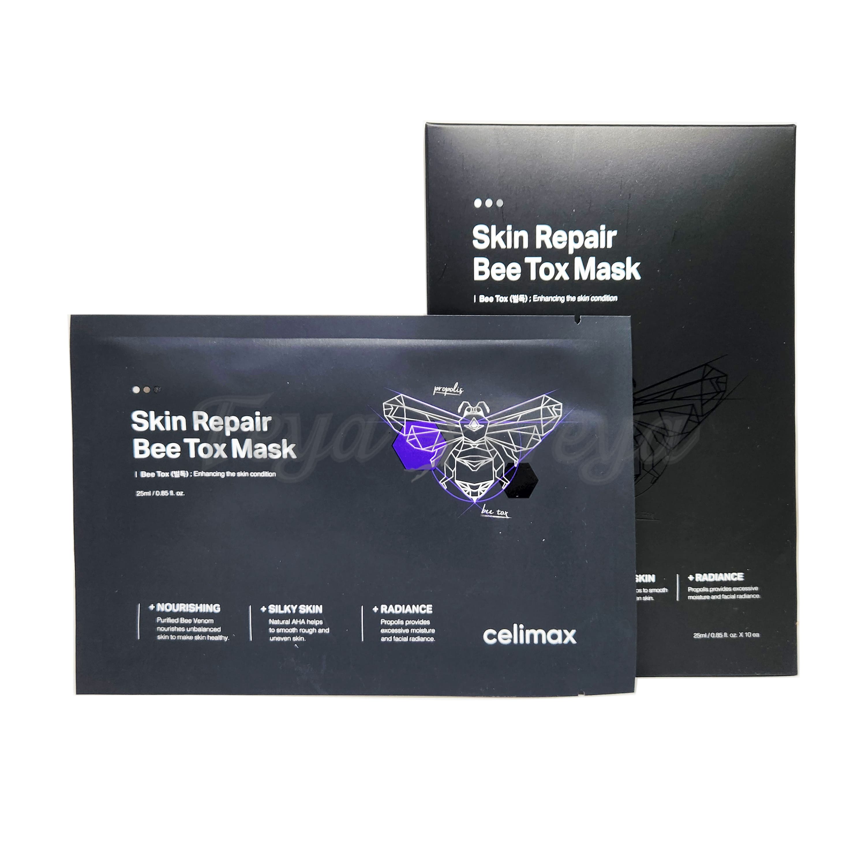 CELIMAX SKIN REPAIR BEE TOX THERAPY MASK Восстанавливающая тканевая маска с пчелиным ядом 25мл