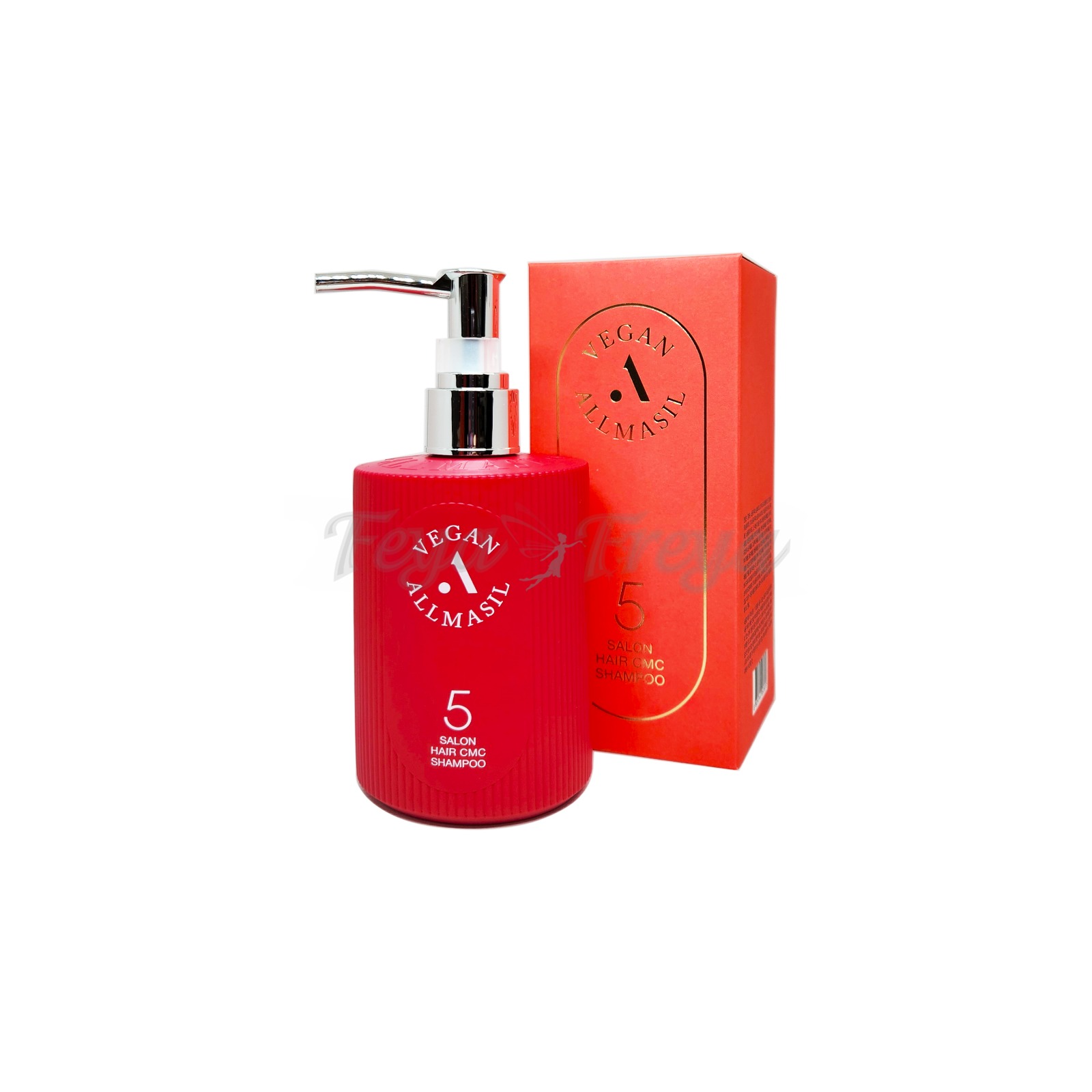 ALLMASIL 5 SALON HAIR CMC SHAMPOO Восстанавливающий шампунь с аминокислотами 300мл