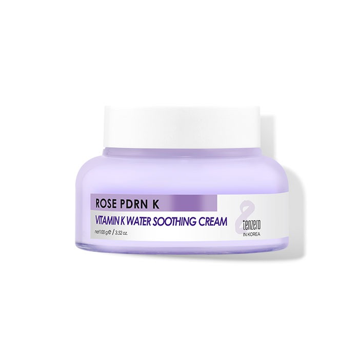 TENZERO ROSE PDRN VITAMIN K WATER SOOTHING CREAM Восстанавливающий крем с экстрактом розы, PDRN и витамином K 100гр
