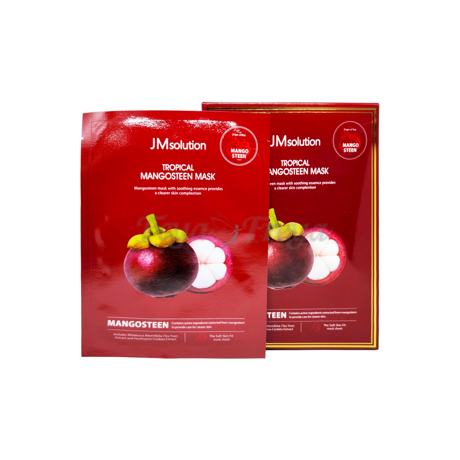 JM SOLUTION TROPICAL MANGOSTEEN MASK Тканевая маска с экстрактом мангустина 30мл