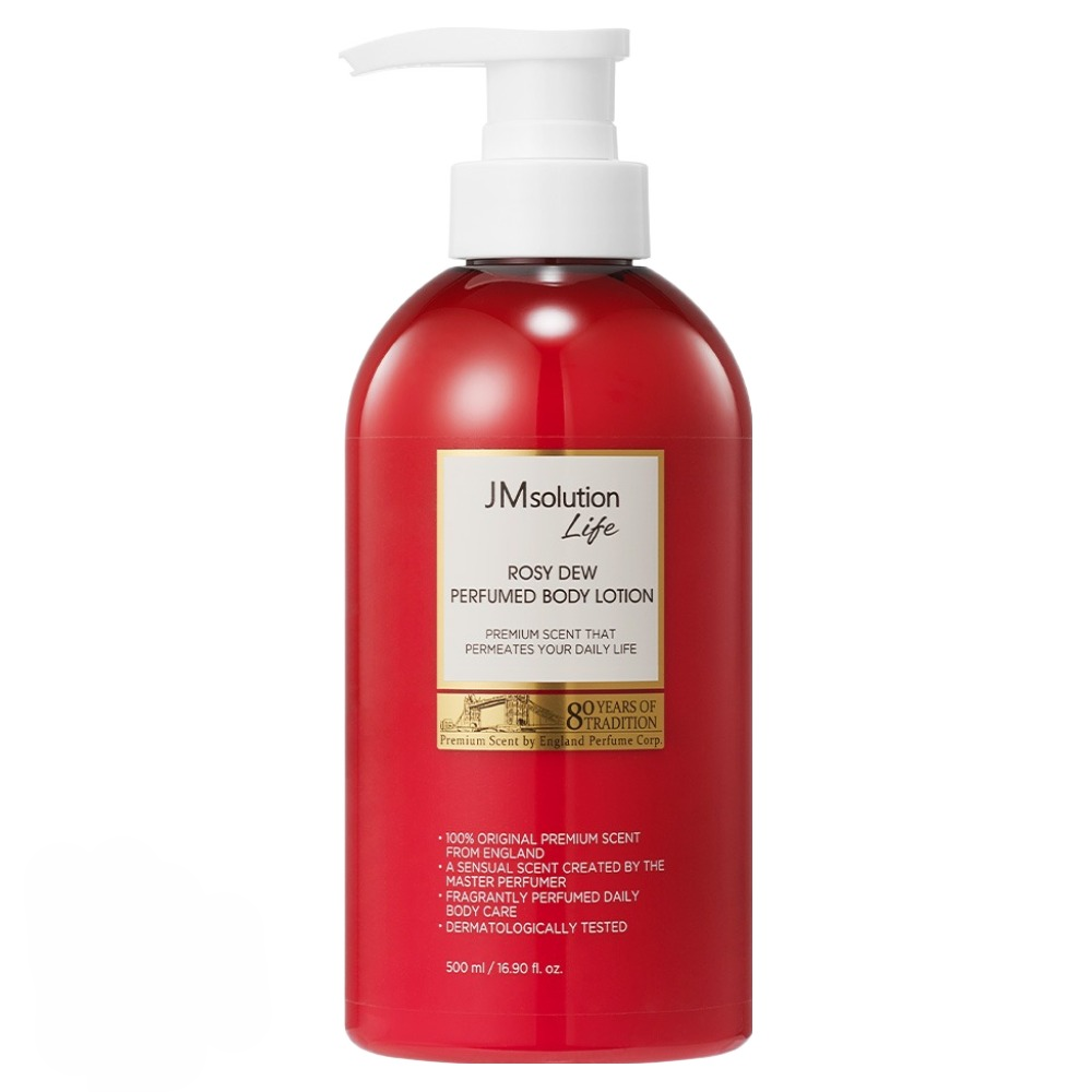 JM SOLUTION LIFE ROSY DEW PERFUMED BODY LOTION Парфюмированный лосьон для тела Бергамот, Роза, Кедр 500мл