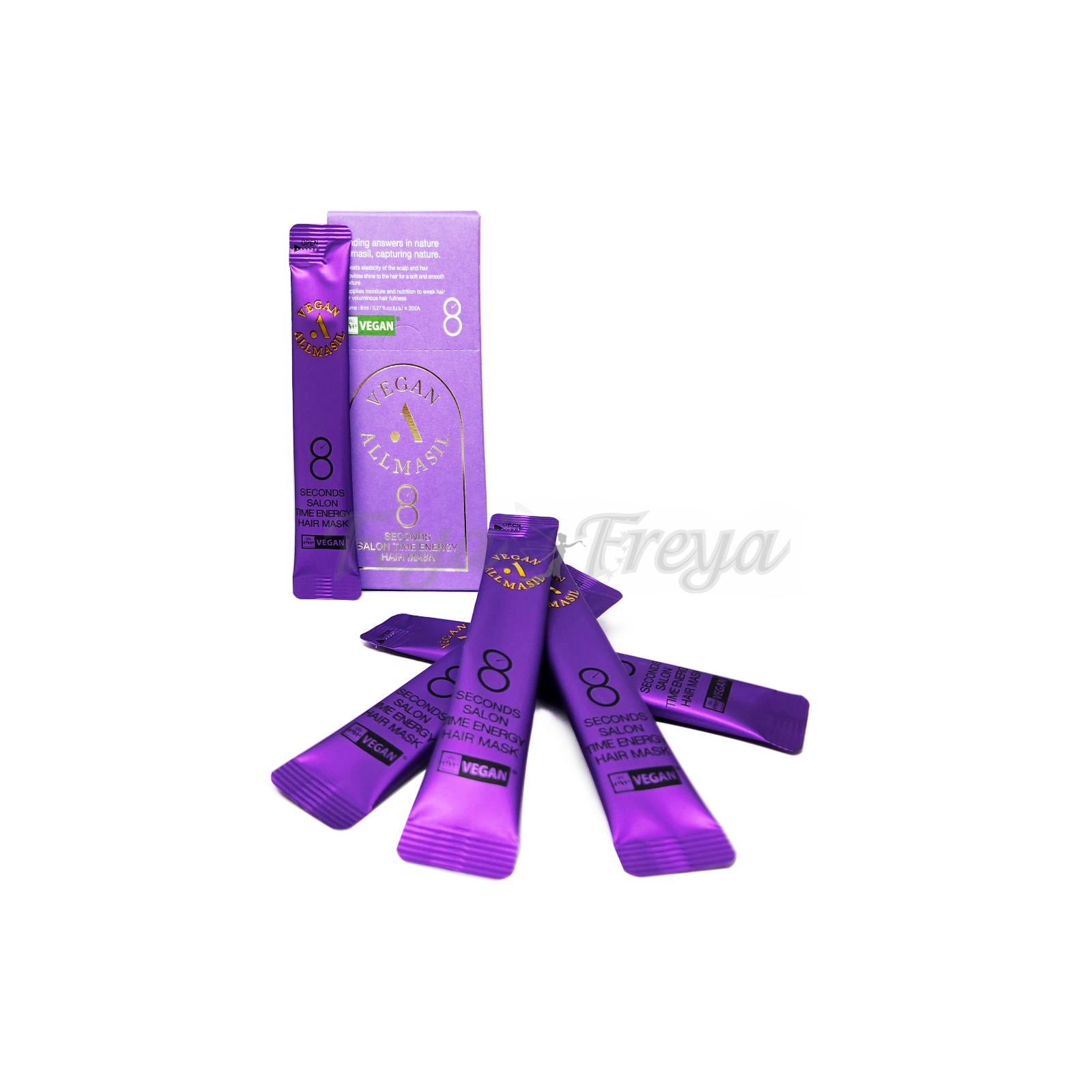 ALLMASIL 8 SECONDS SALON TIME ENERGY HAIR MASK STICK POUCH Питательная маска для волос с пептидами 8мл