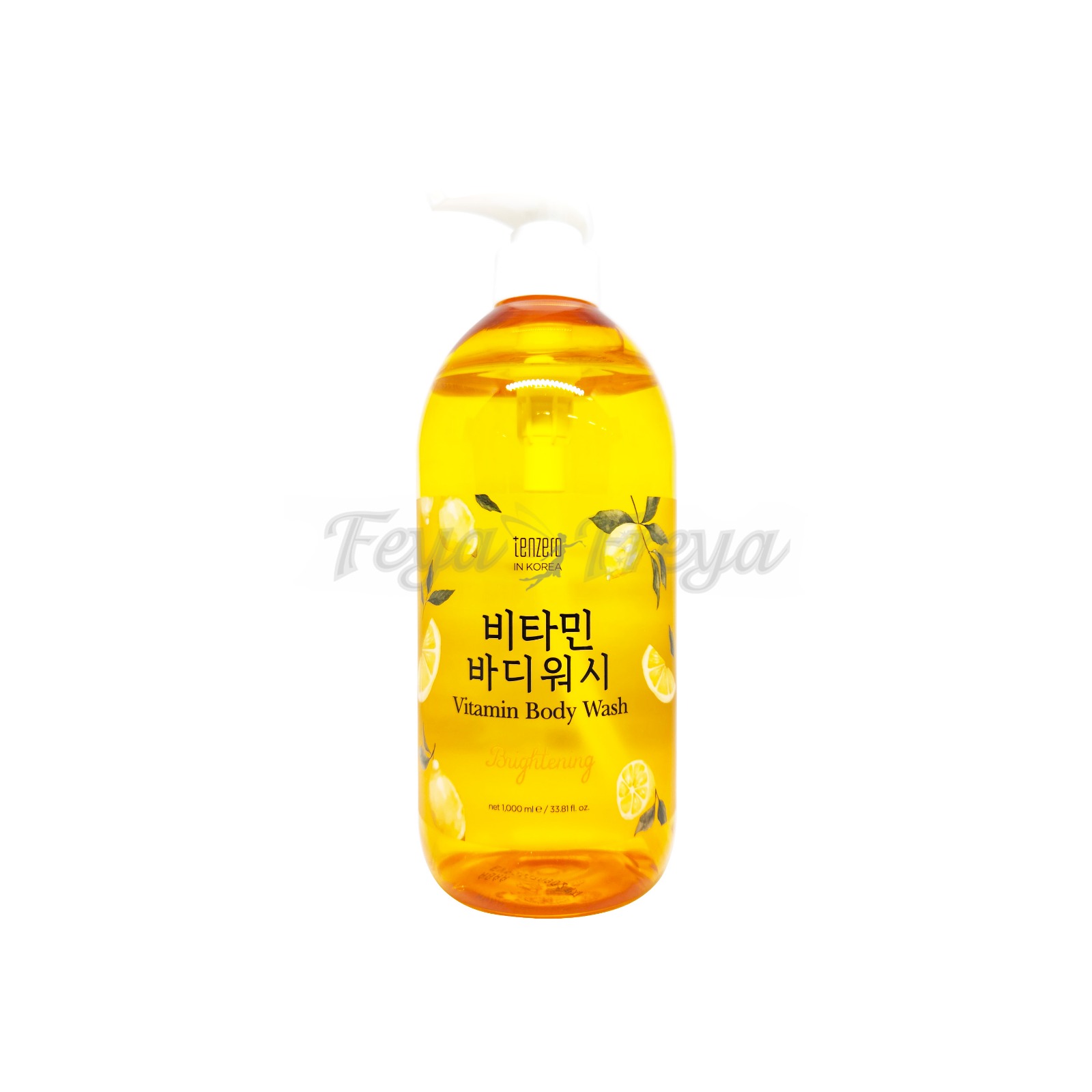 TENZERO BRIGHTENING VITAMIN BODY WASH Гель для душа с витамином С для сияния кожи1000мл