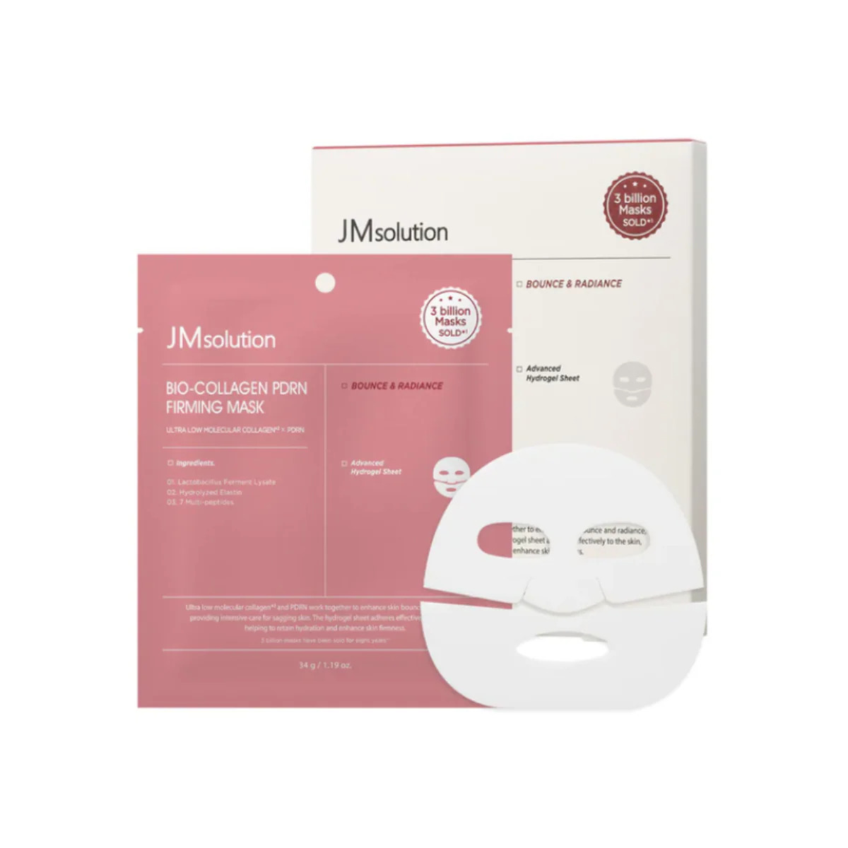 JM SOLUTION BIO-COLLAGEN PDRN FIRMING MASK Гидрогелевая маска с био коллагеном и PDRN 34гр