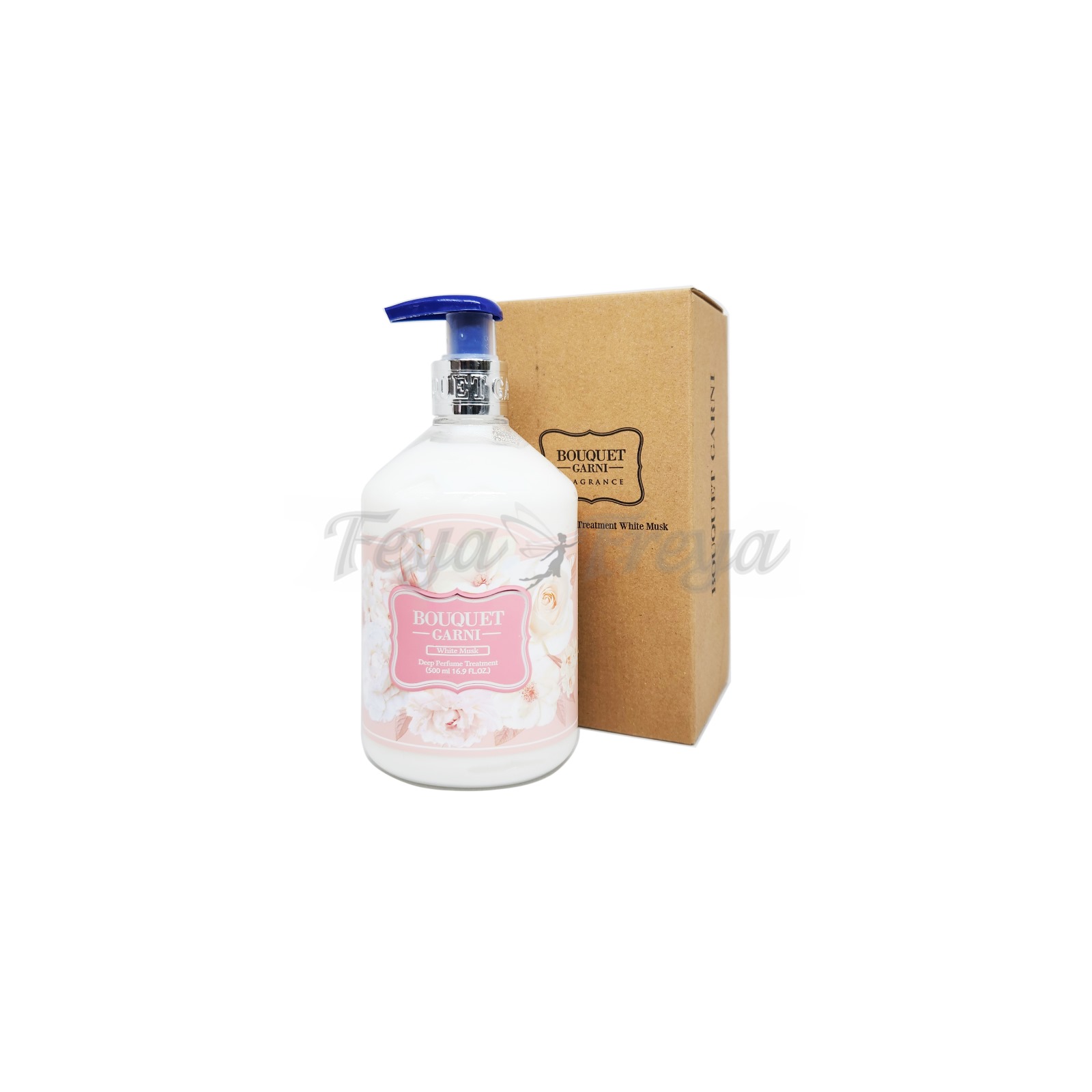 BOUQUET GARNI DEEP PERFUME TREATMENT WHITE MUSK 500ml Парфюмированная маска-бальзам для волос "Белый мускус" 500мл