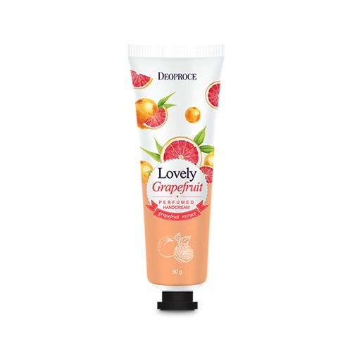 DEOPROCE LOVELY GRAPEFRUIT PERFUMED HANDCREAM Крем для рук с экстрактом грейпфрута 50г