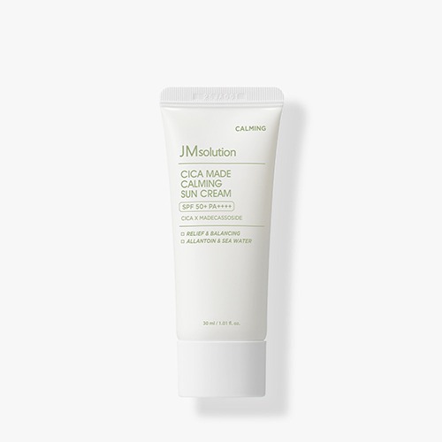 JM SOLUTION CICA MADE CALMING SUN CREAM Солнцезащитный крем для лица с центеллой 50мл