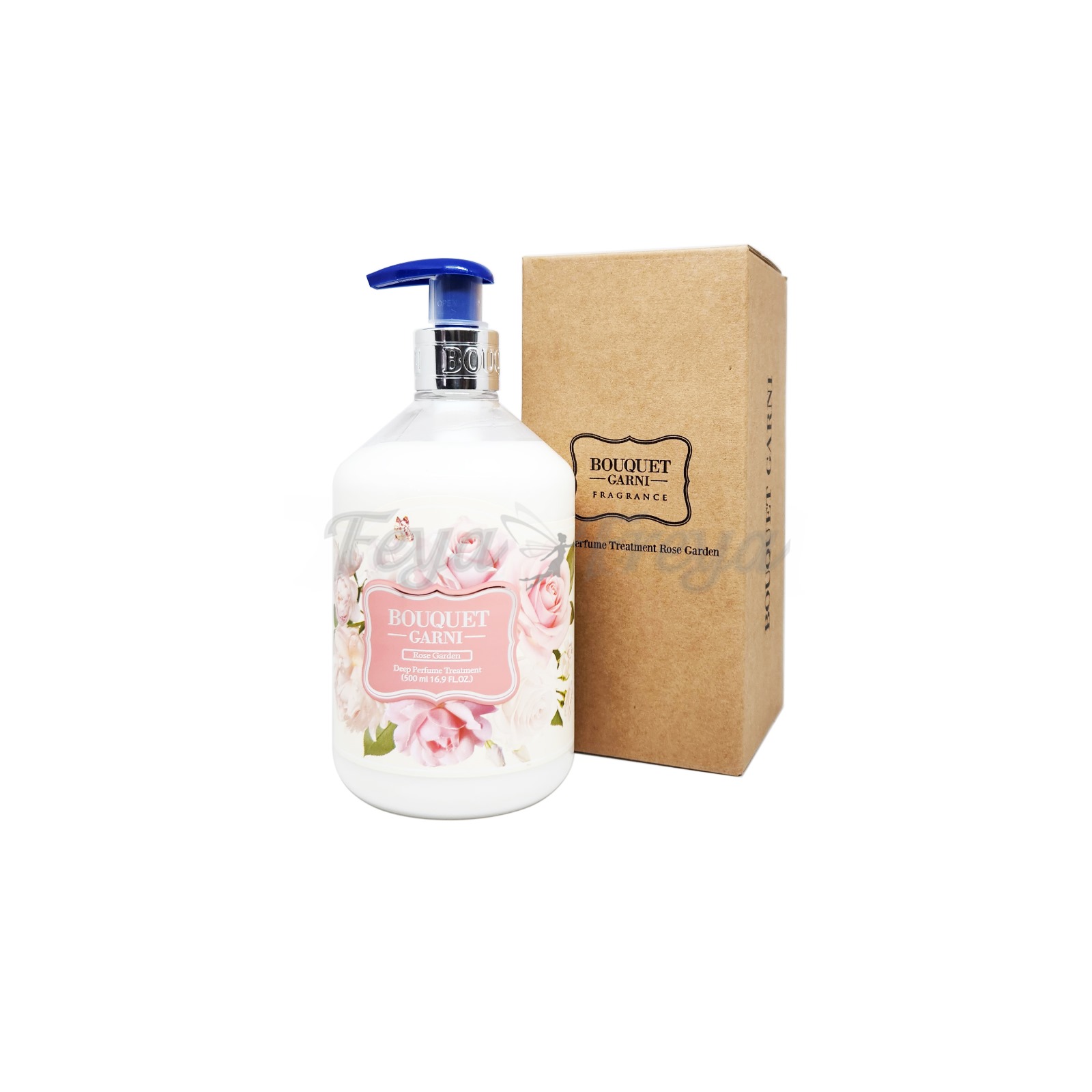 BOUQUET GARNI DEEP PERFUME TREATMENT ROSE GARDEN 500ml Парфюмированная маска-бальзам для волос "Розовый сад" 500мл