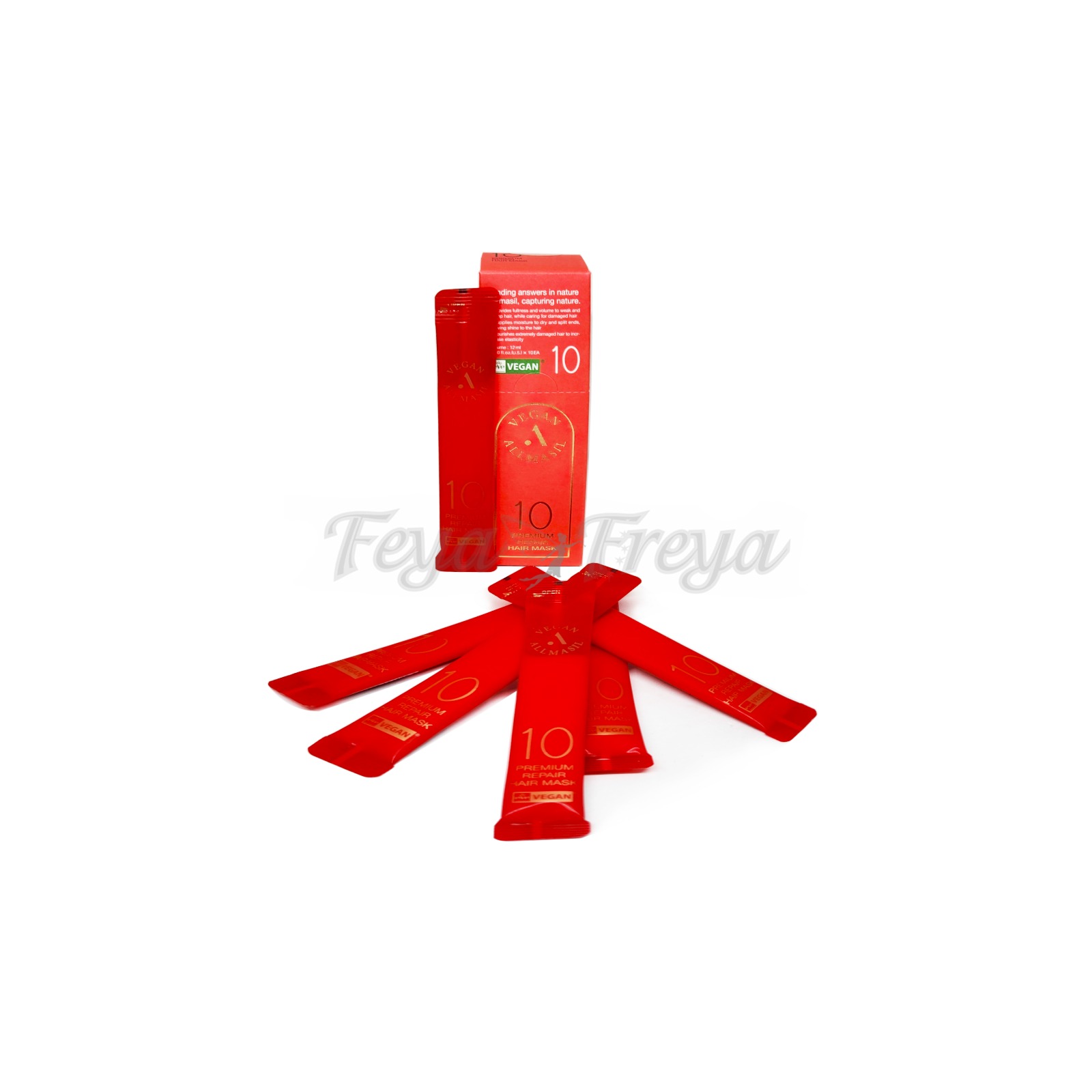 ALLMASIL 10 PREMIUM REPAIR HAIR MASK Восстанавливающая маска для волос премиум класса 12мл*10шт