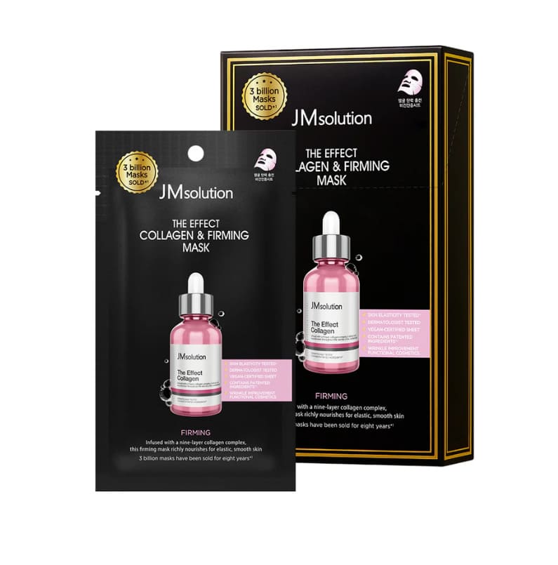JM SOLUTION THE EFFECT COLLAGEN & FIRMING MASK Тканевая маска с коллагеном 24мл