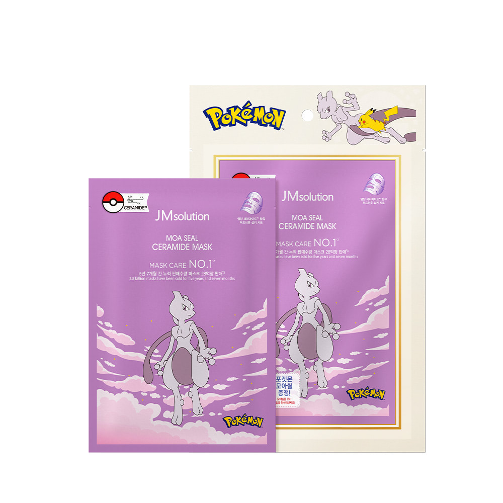 JM SOLUTION MOA SEAL CERAMIDE MASK Омолаживающая тканевая маска с керамидами (Мьюту) 30мл*3шт