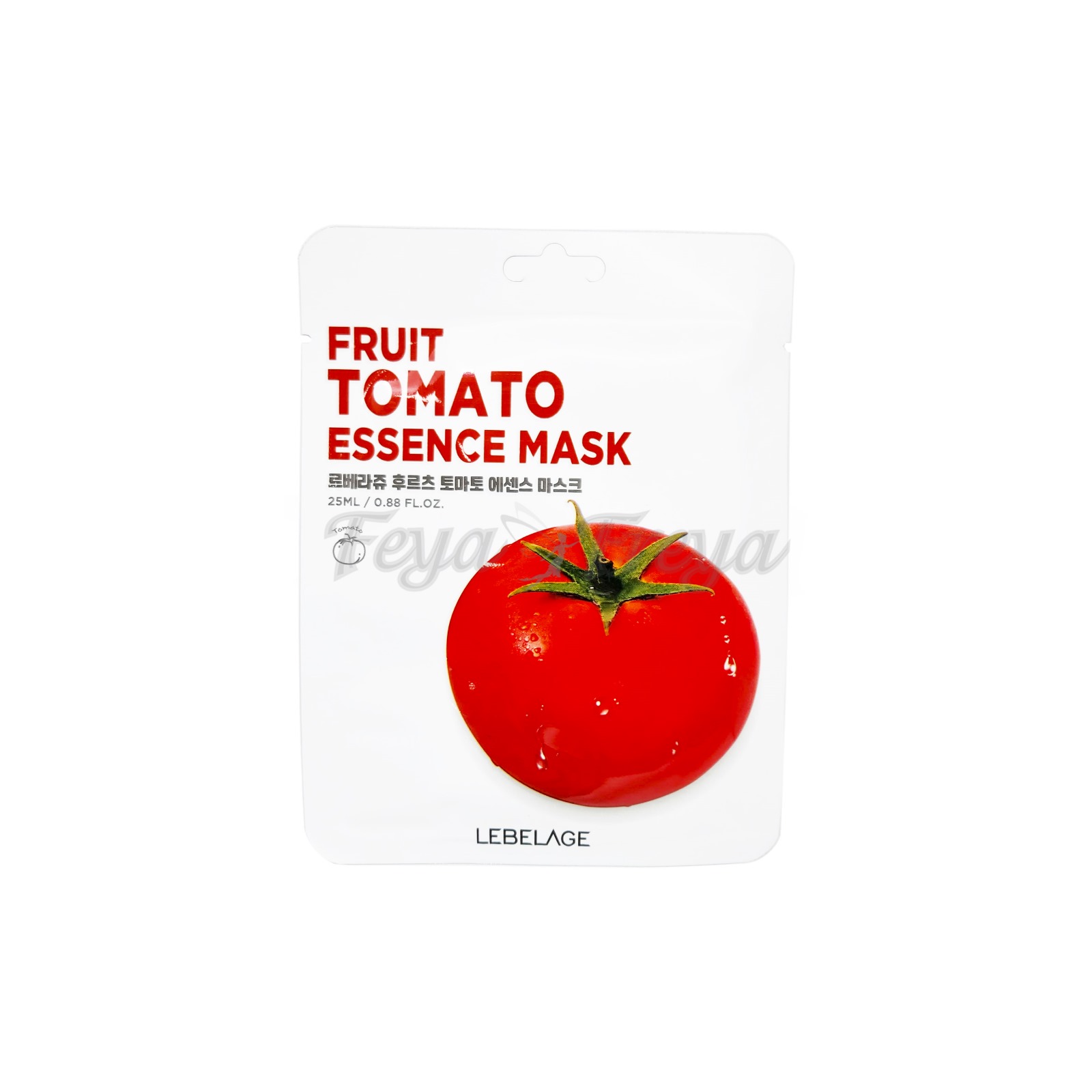 LEBELAGE FRUIT TOMATO ESSENCE MASK Тканевая маска с томатом 25мл*10шт