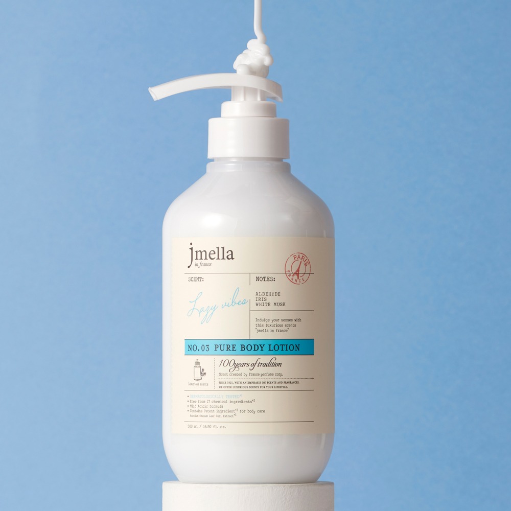 JMELLA IN FRANCE LAZY VIBES BODY LOTION Парфюмированный лосьон для тела "Белый мускус и ирис" 500мл