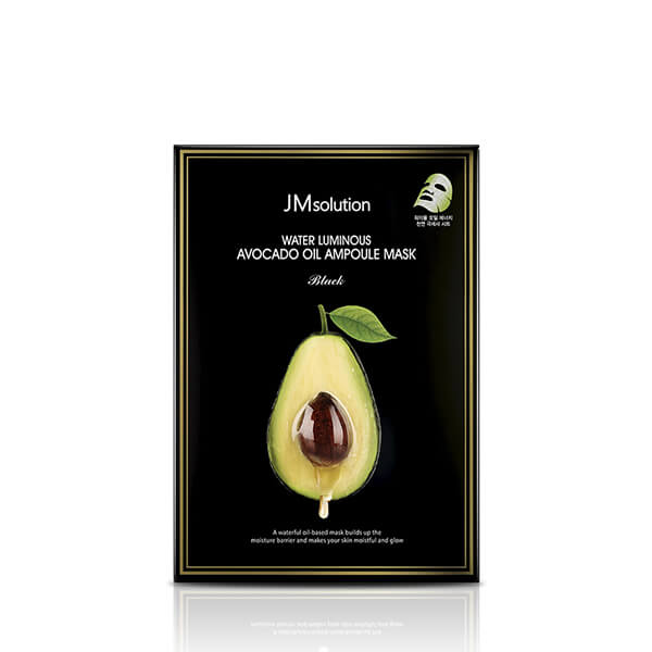 JM SOLUTION WATER LUMINOUS AVOCADO OIL AMPOULE MASK Питательная маска с маслом авокадо 35мл