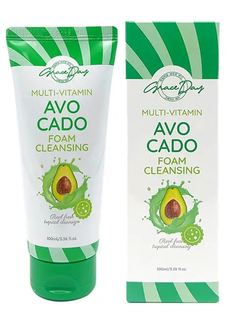 GRACE DAY MULTI-VITAMIN AVOCADO FOAM CLEANSER Пенка для умывания с экстрактом авокадо 100мл