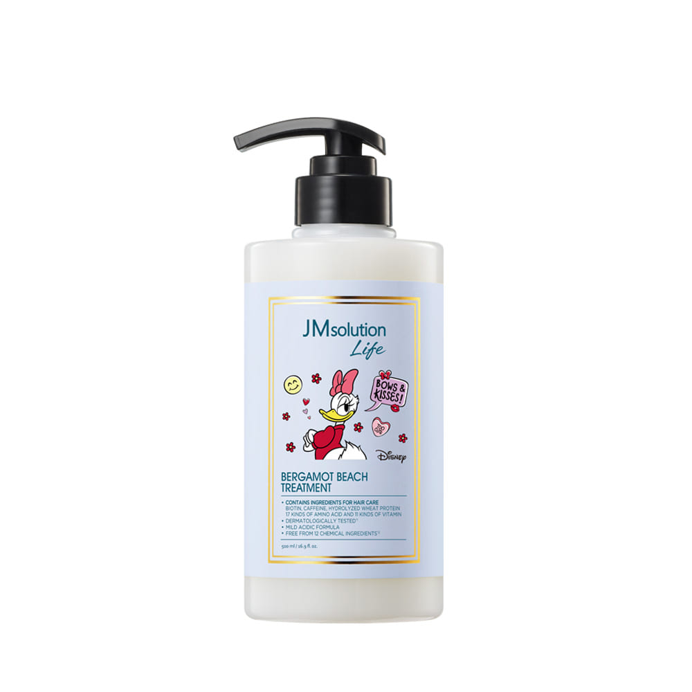 JM SOLUTION LIFE DISNEY BERGAMOT BEACH TREATMENT Маска-бальзам для волос с экстрактом бергамота 500м