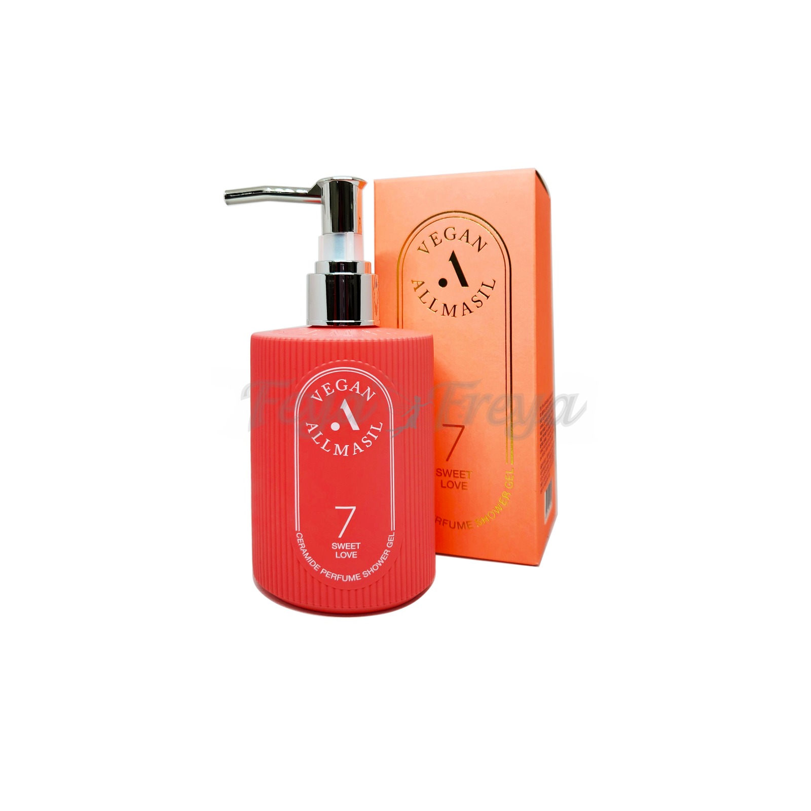 ALLMASIL 7 CERAMIDE PERFUME SHOWER GEL SWEET LOVE Парфюмированный гель для душа с керамидами "Ирис" 300мл