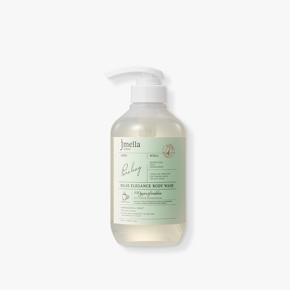JMELLA IN FRANCE ELEGANCE PURE HUG BODY WASH Парфюмированный гель для душа "Белый цветок" 1000мл