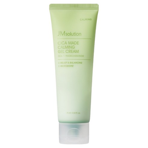 JM SOLUTION CICA MADE CALMING GEL CREAM Гелевый крем для лица с центеллой 75мл