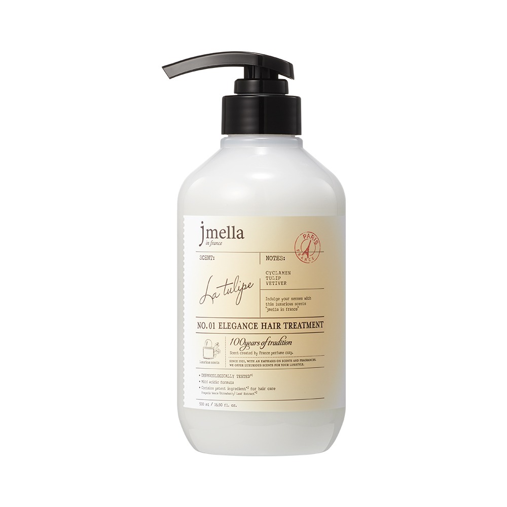 JMELLA IN FRANCE ELEGANCE LA TULIPE HAIR TREATMENT Парфюмированная маска-бальзам для волос "Свежий цветок" 500мл