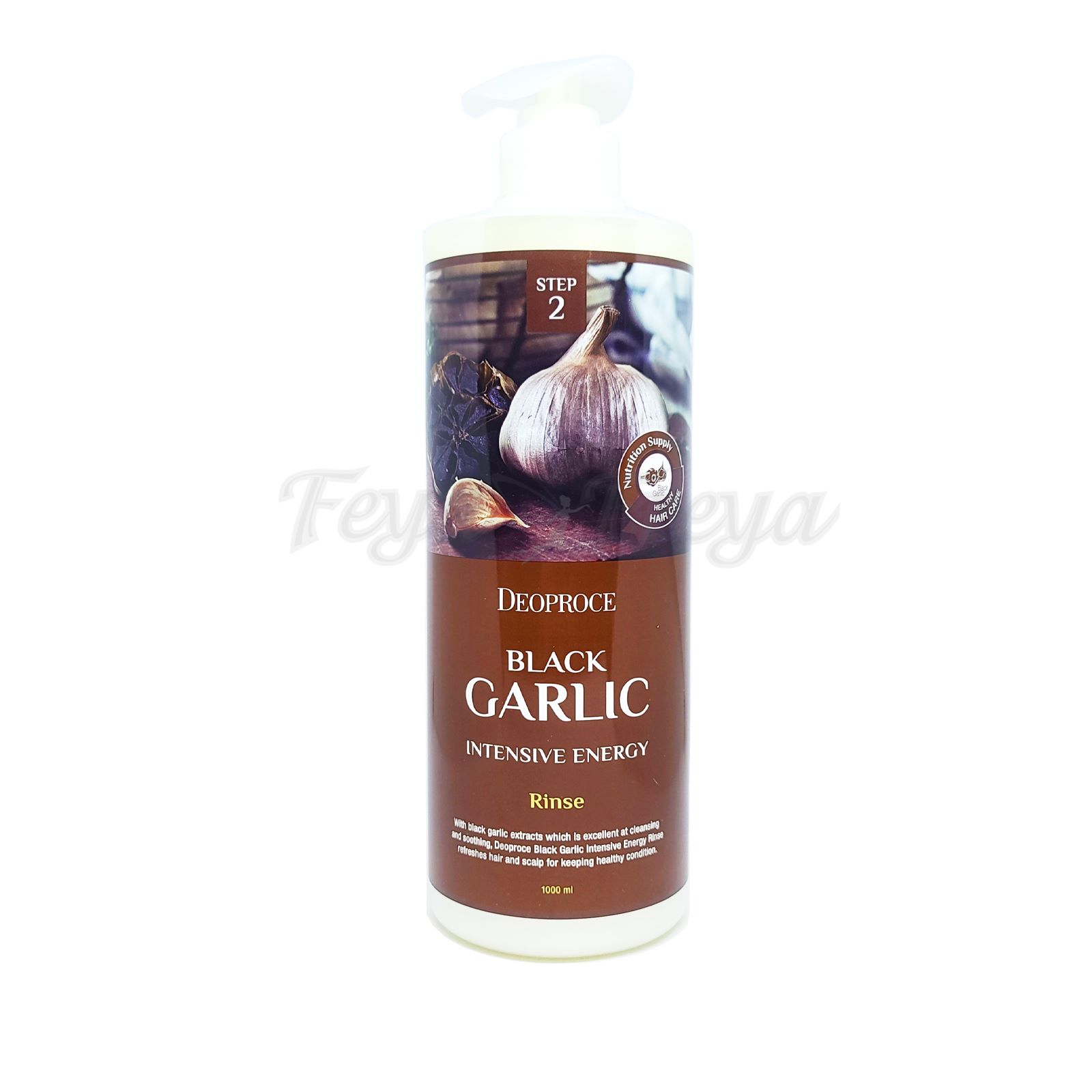 DEOPROCE BLACK GARLIC INTENSIVE ENERGY RINSE Бальзам от выпадения волос с экстрактом чеснока 1000мл
