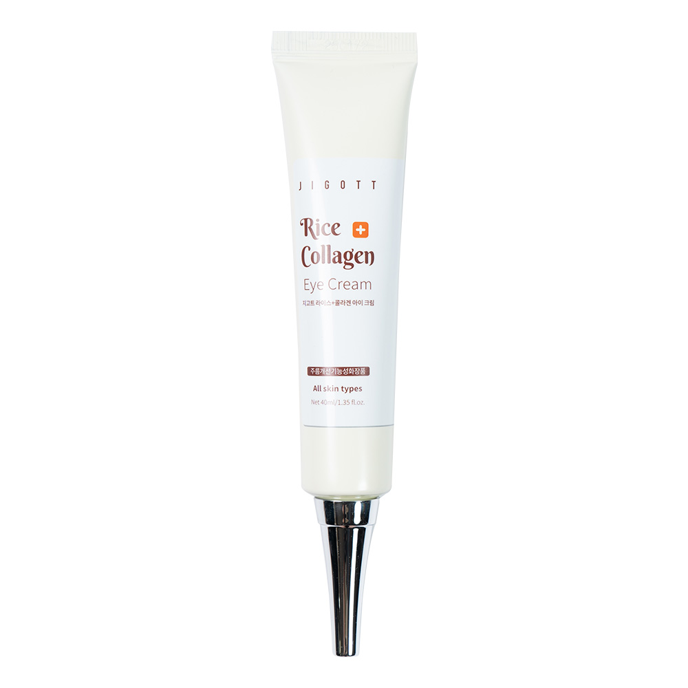 JIGOTT RICE+COLLAGEN EYE CREAM Крем для век с рисовой водой  и коллагеном 40мл