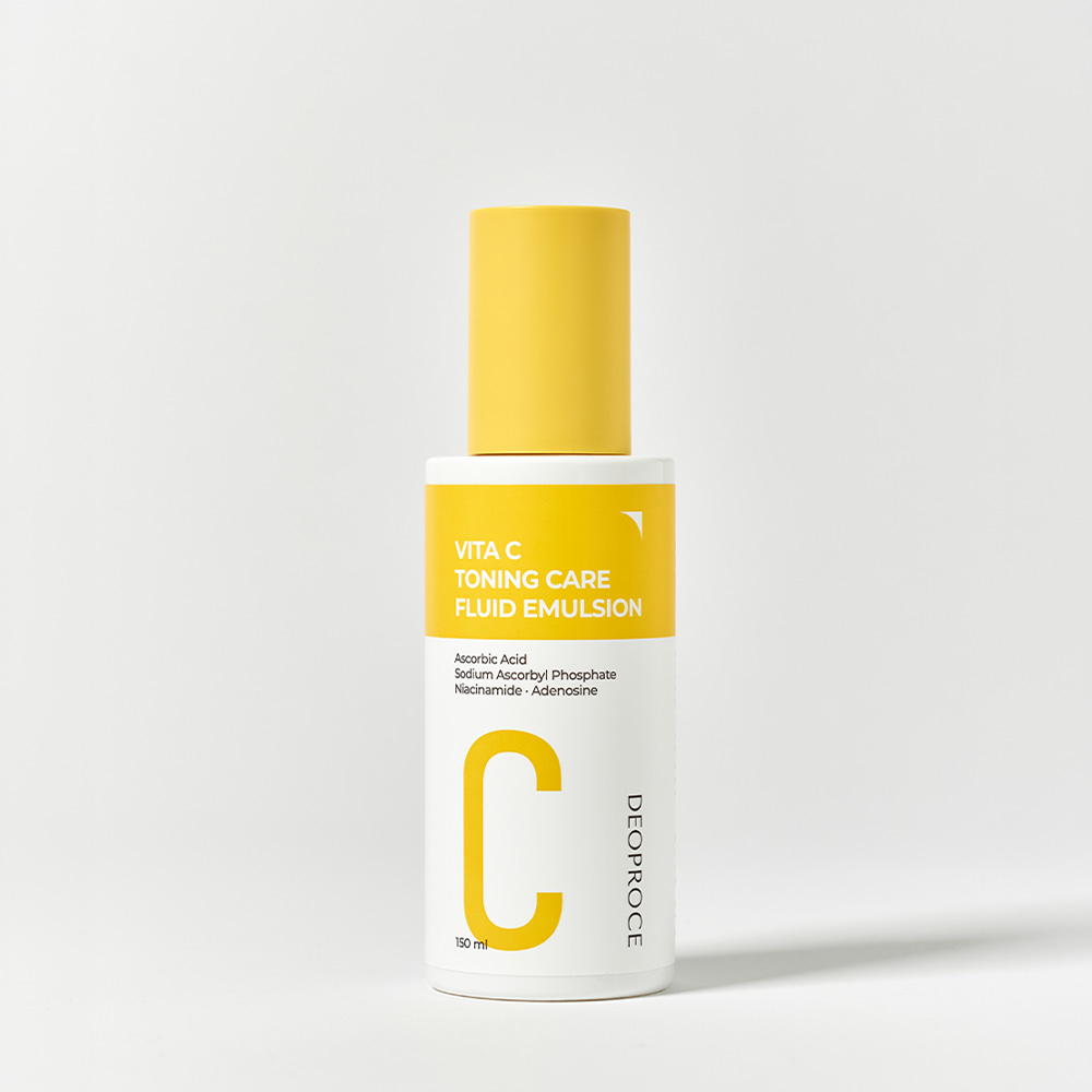 DEOPROCE VITA C TONING CARE FLUID EMULSION Эмульсия осветляющая с витамином С 150мл