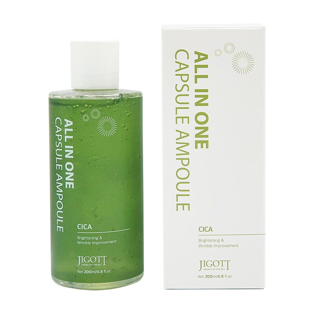 JIGOTT ALL IN ONE CAPSULE AMPOULE CICA Капсульная сыворотка с Центеллой 200мл