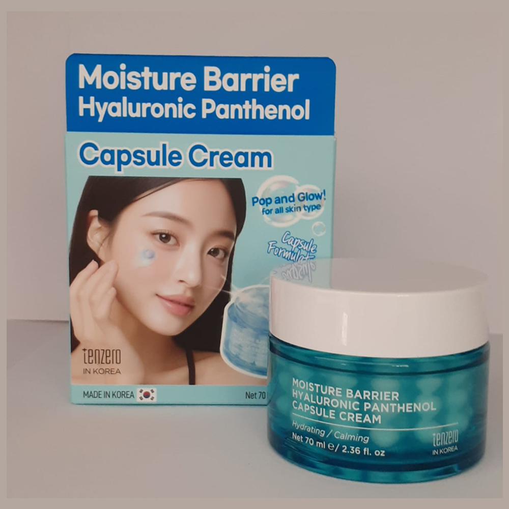 TENZERO HYALURONIC PANTHENOL CAPSULE CREAM Крем для лица с гиалуроном и пантенолом 70мл