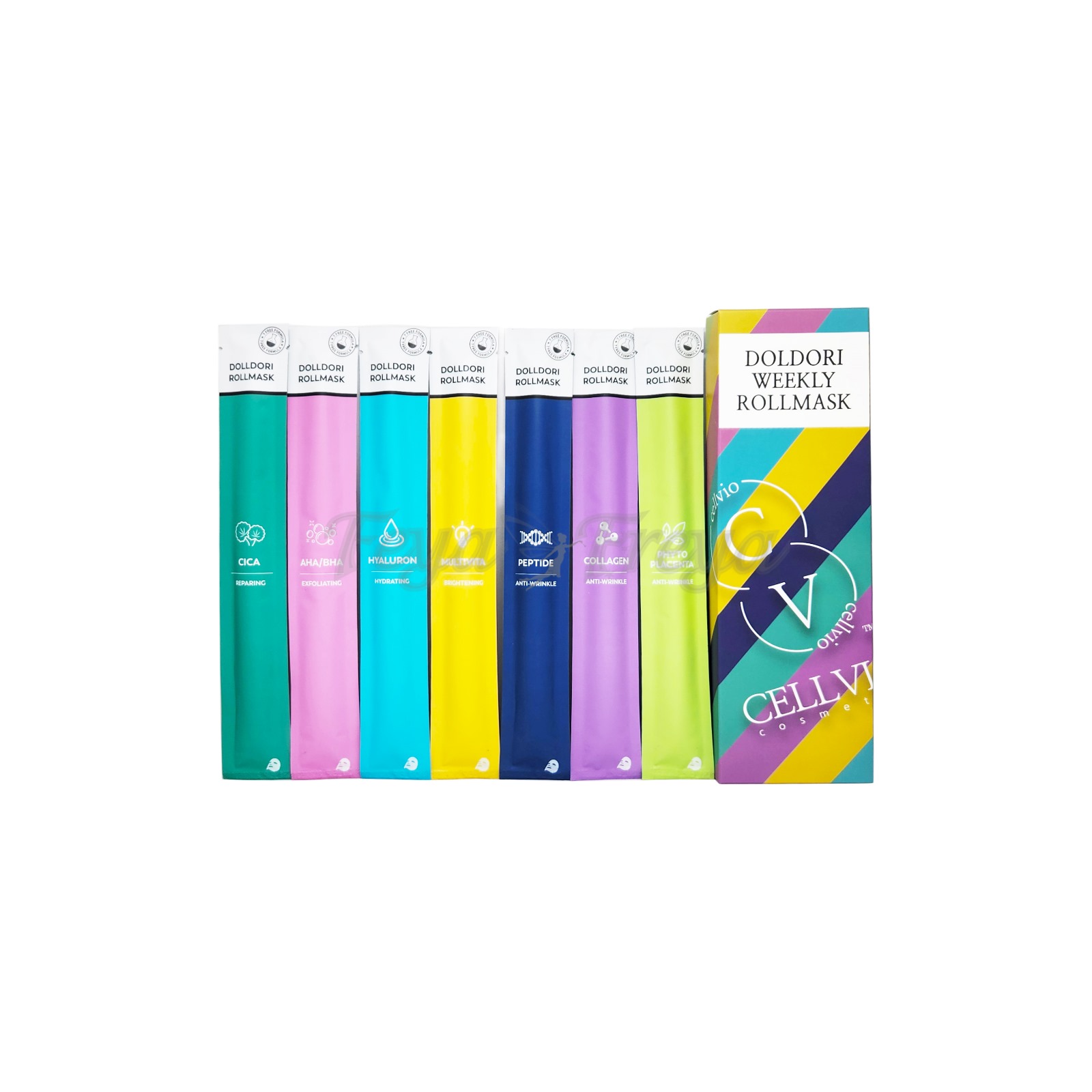 CELLVIO DOLDORI SEVEN DAYS MOISTURE  MASK Тканевые маски "7дней" 27мл*7шт